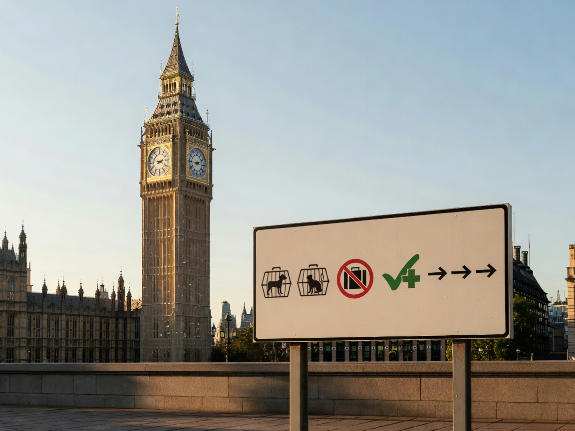 London Big Ben illustrating United Kingdom Heathrow Animal Reception Centre rules