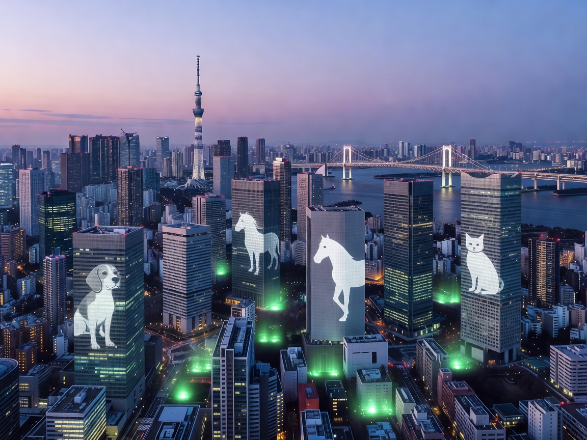 Tokyo skyline representing Japanese Animal Quarantine Service protocols
